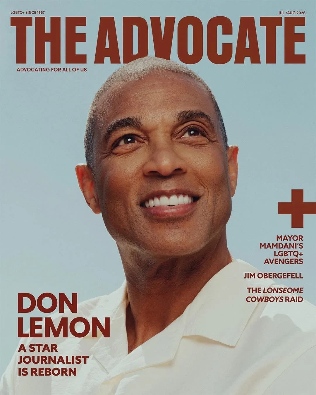 The Advocate — Don Lemon cover