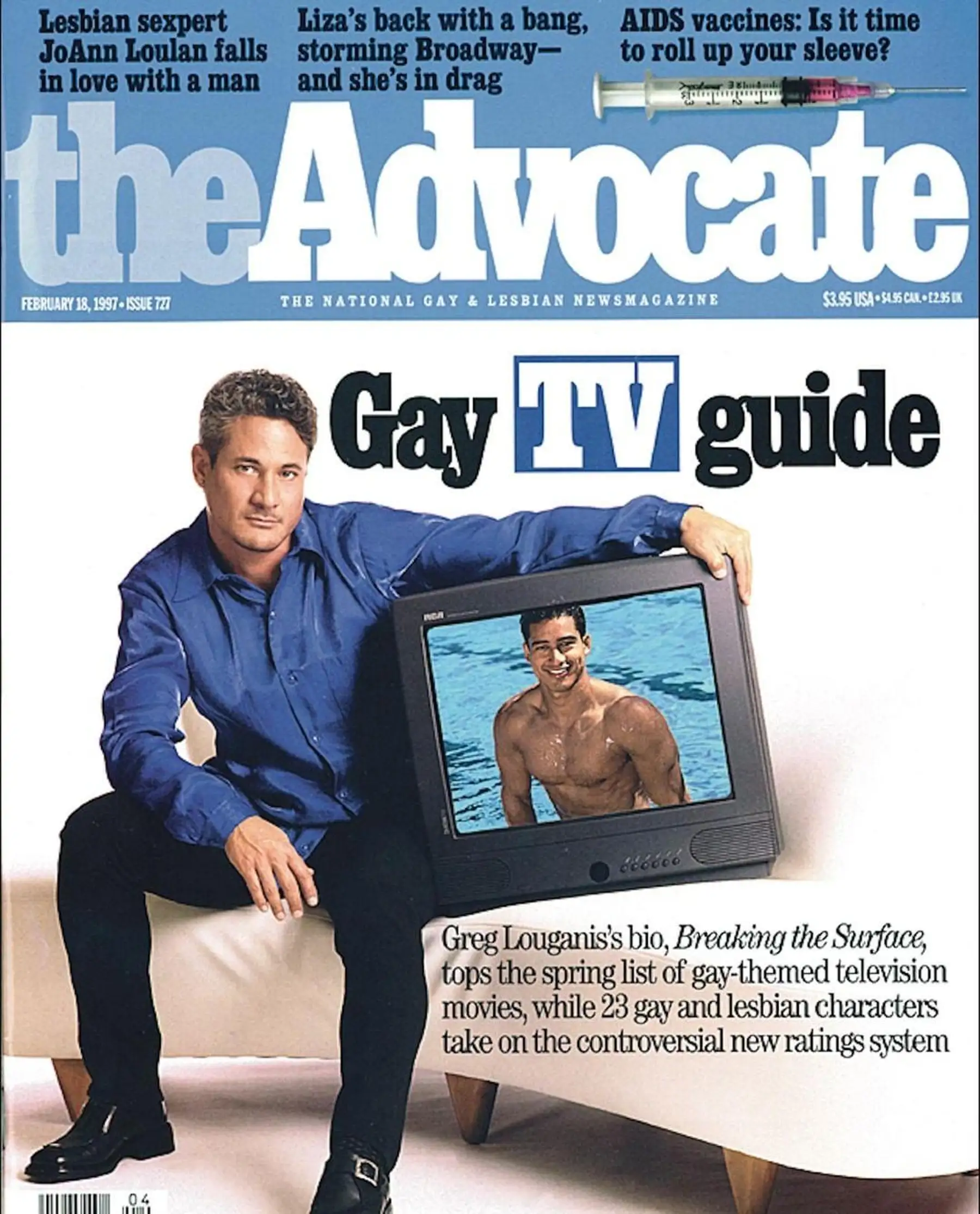 The Advocate — Gay TV Guide cover