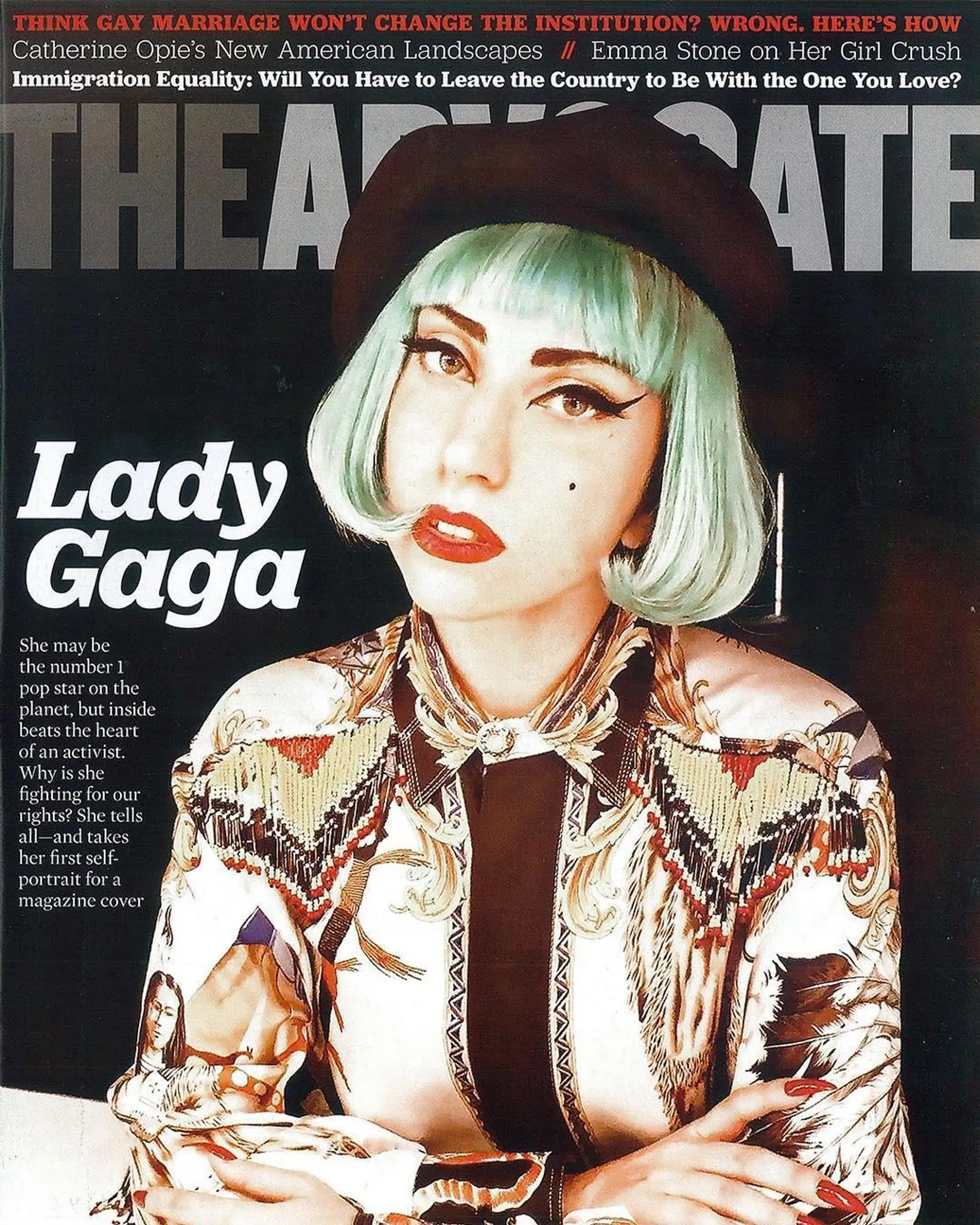 The Advocate magazine cover